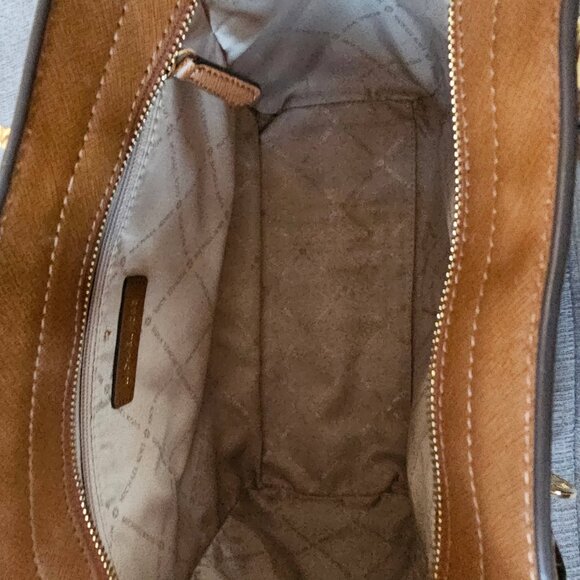 Michael Kors Park Medium Saffiano Leather Satchel - Picture 11 of 12